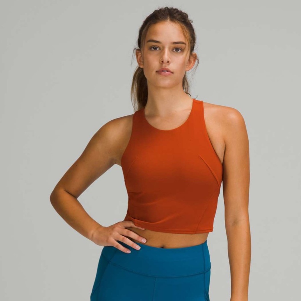 Lululemon Invigorate Training Tank Top in Aztec Brick Size 4